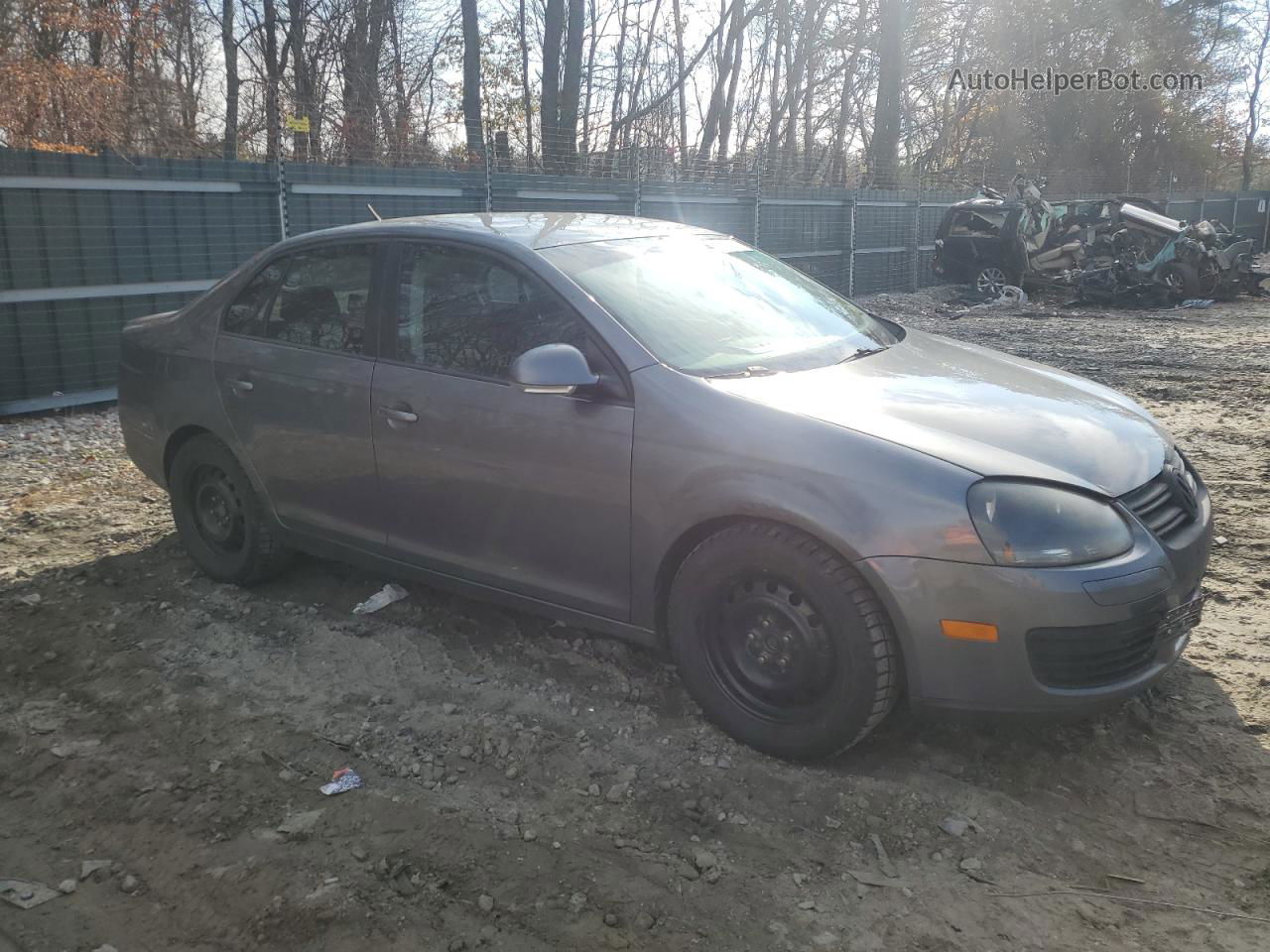 2009 Volkswagen Jetta S Gray vin: 3VWJZ71K89M179074