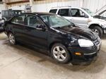 2009 Volkswagen Jetta S Black vin: 3VWJZ71K99M019141