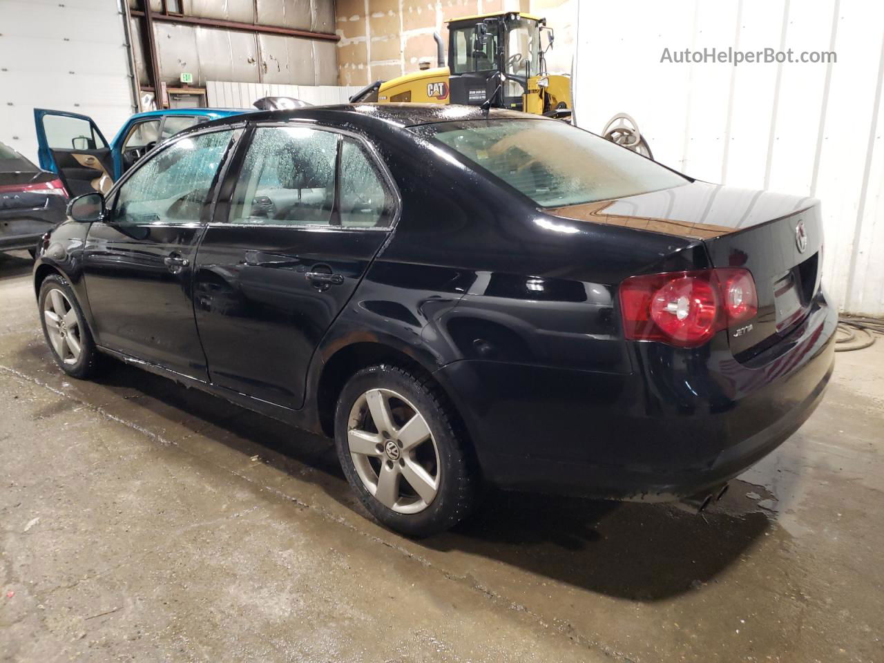 2009 Volkswagen Jetta S Black vin: 3VWJZ71K99M019141