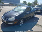 2009 Volkswagen Jetta S Black vin: 3VWJZ71KX9M157643