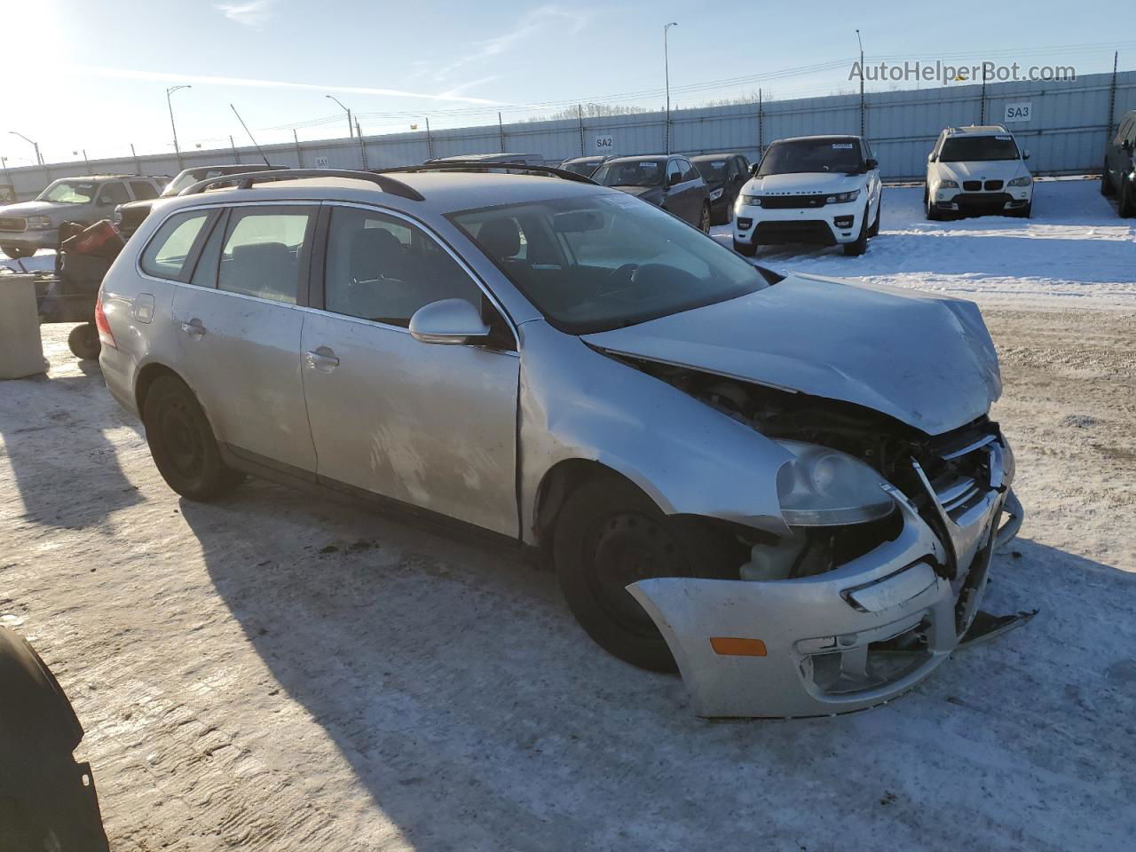 2009 Volkswagen Jetta Tdi Silver vin: 3VWKL71K89M352467