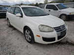 2009 Volkswagen Jetta S White vin: 3VWKM71K79M250543