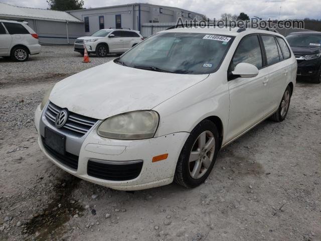 2009 Volkswagen Jetta S Белый vin: 3VWKM71K79M250543