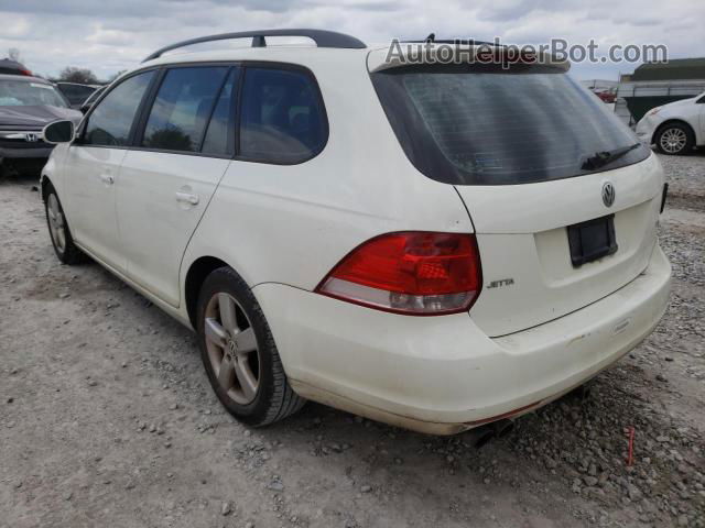 2009 Volkswagen Jetta S White vin: 3VWKM71K79M250543