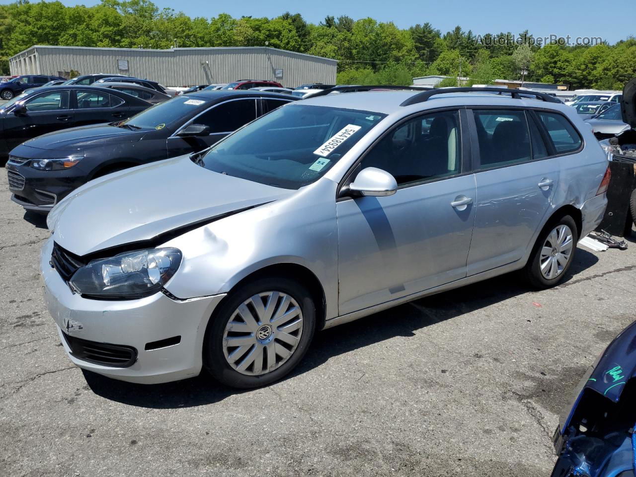 2014 Volkswagen Jetta S Silver vin: 3VWKP7AJ4EM622509