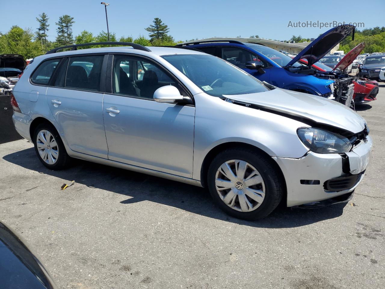 2014 Volkswagen Jetta S Silver vin: 3VWKP7AJ4EM622509