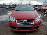 2009 Volkswagen Jetta S Red vin: 3VWKZ71K69M282496