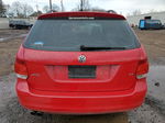 2009 Volkswagen Jetta S Red vin: 3VWKZ71K69M282496