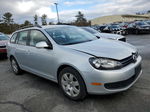 2011 Volkswagen Jetta S Silver vin: 3VWKZ7AJ0BM667663