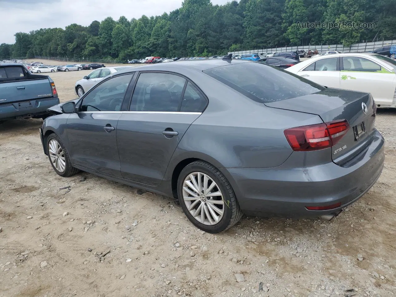 2016 Volkswagen Jetta Sel Gray vin: 3VWL07AJ2GM367810