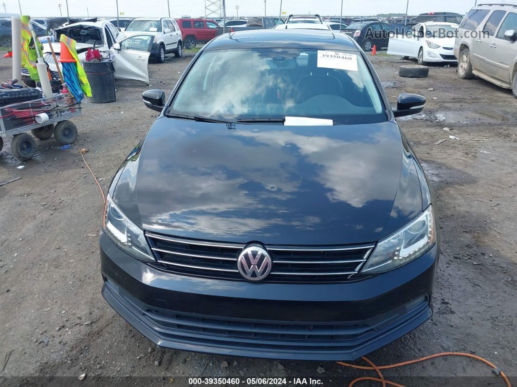 2016 Volkswagen Jetta 1.8t Sel Черный vin: 3VWL07AJ6GM375523