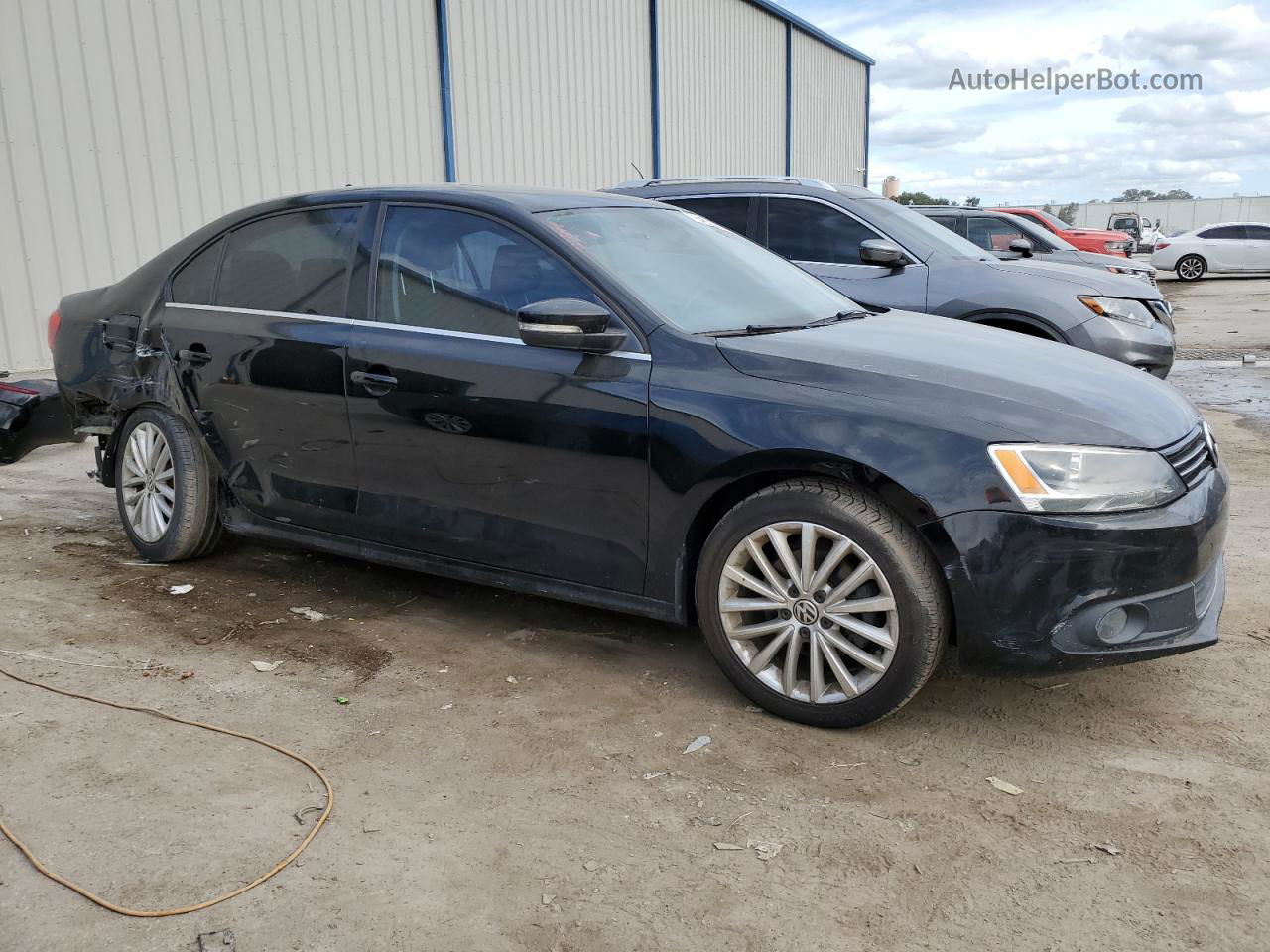 2014 Volkswagen Jetta Sel Black vin: 3VWL07AJ8EM212112