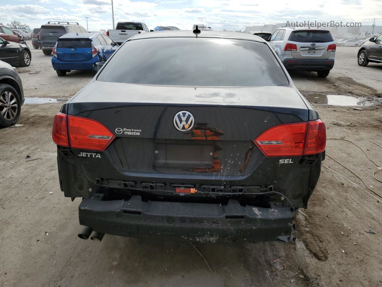 2014 Volkswagen Jetta Sel Black vin: 3VWL07AJ8EM212112