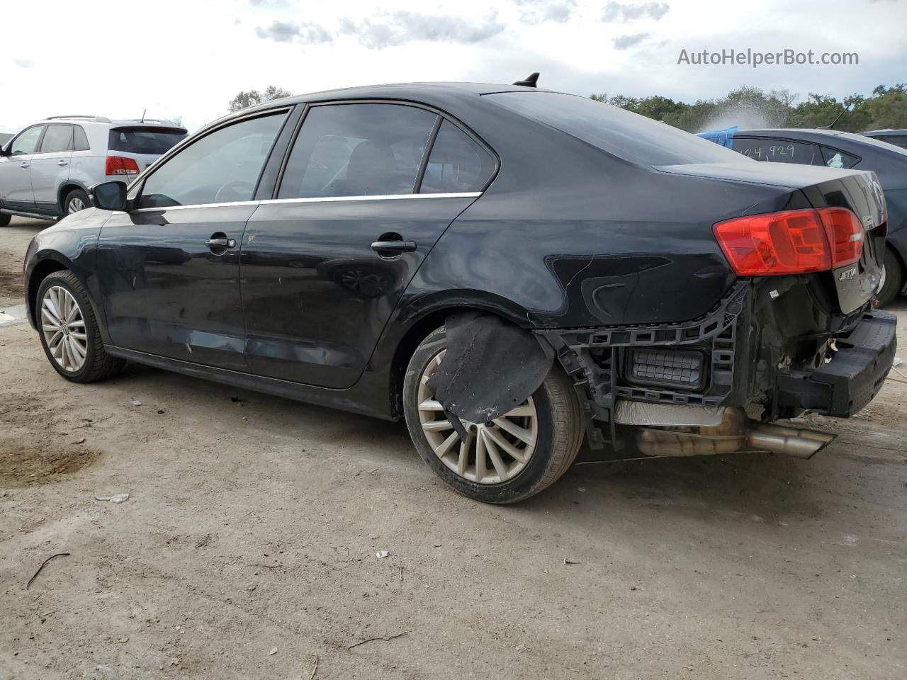 2014 Volkswagen Jetta Sel Черный vin: 3VWL07AJ8EM212112