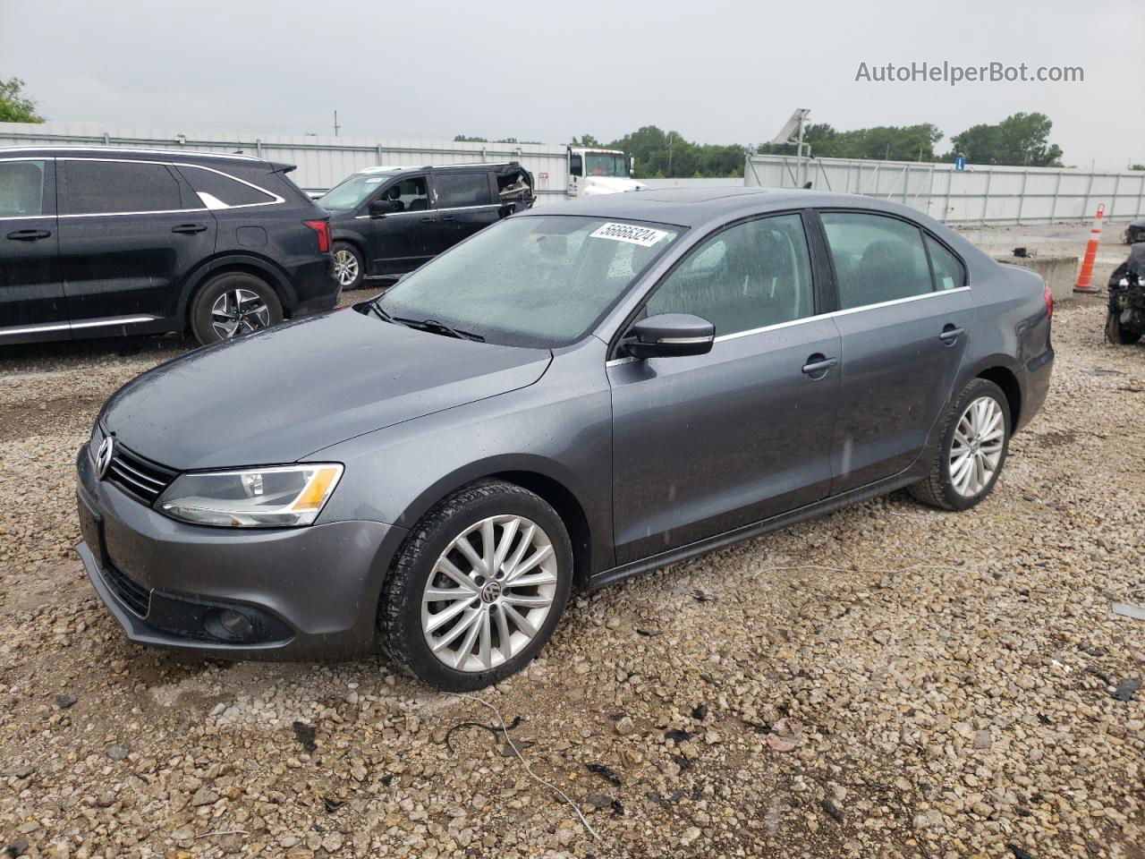 2014 Volkswagen Jetta Sel Charcoal vin: 3VWL07AJ9EM411220