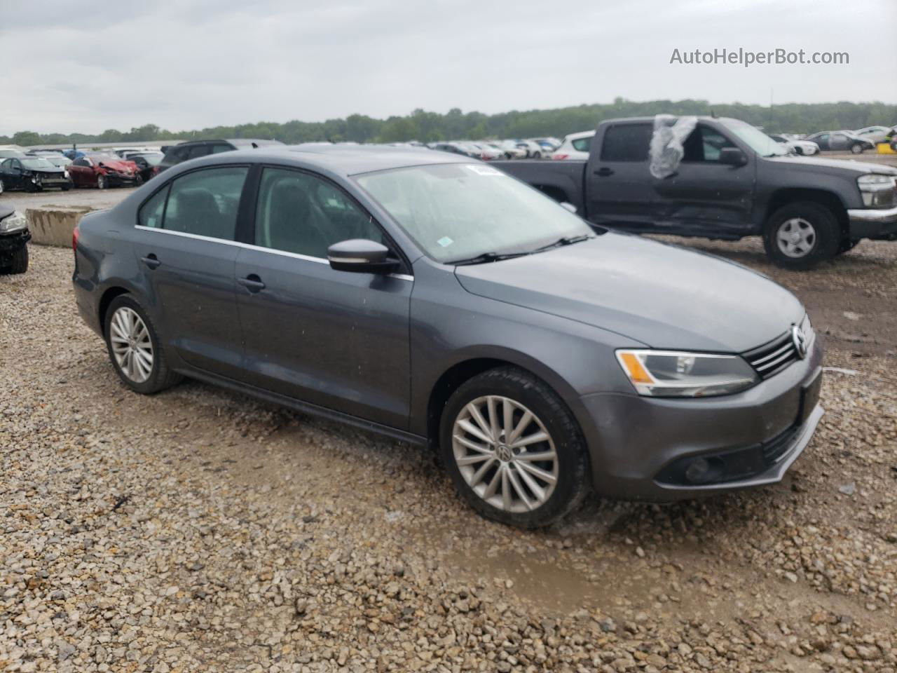 2014 Volkswagen Jetta Sel Charcoal vin: 3VWL07AJ9EM411220