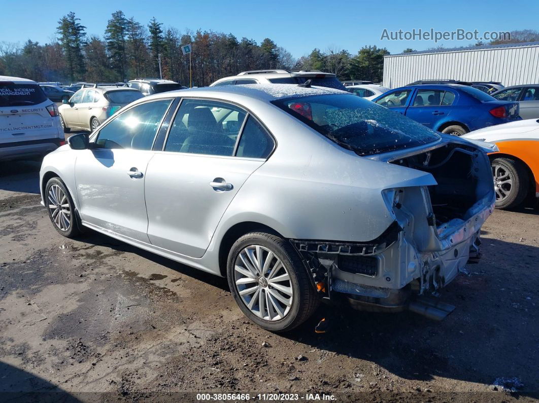 2016 Volkswagen Jetta 1.8t Sel Silver vin: 3VWL17AJ0GM224061