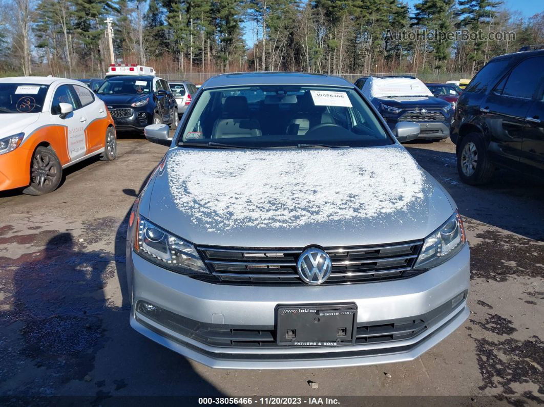 2016 Volkswagen Jetta 1.8t Sel Silver vin: 3VWL17AJ0GM224061