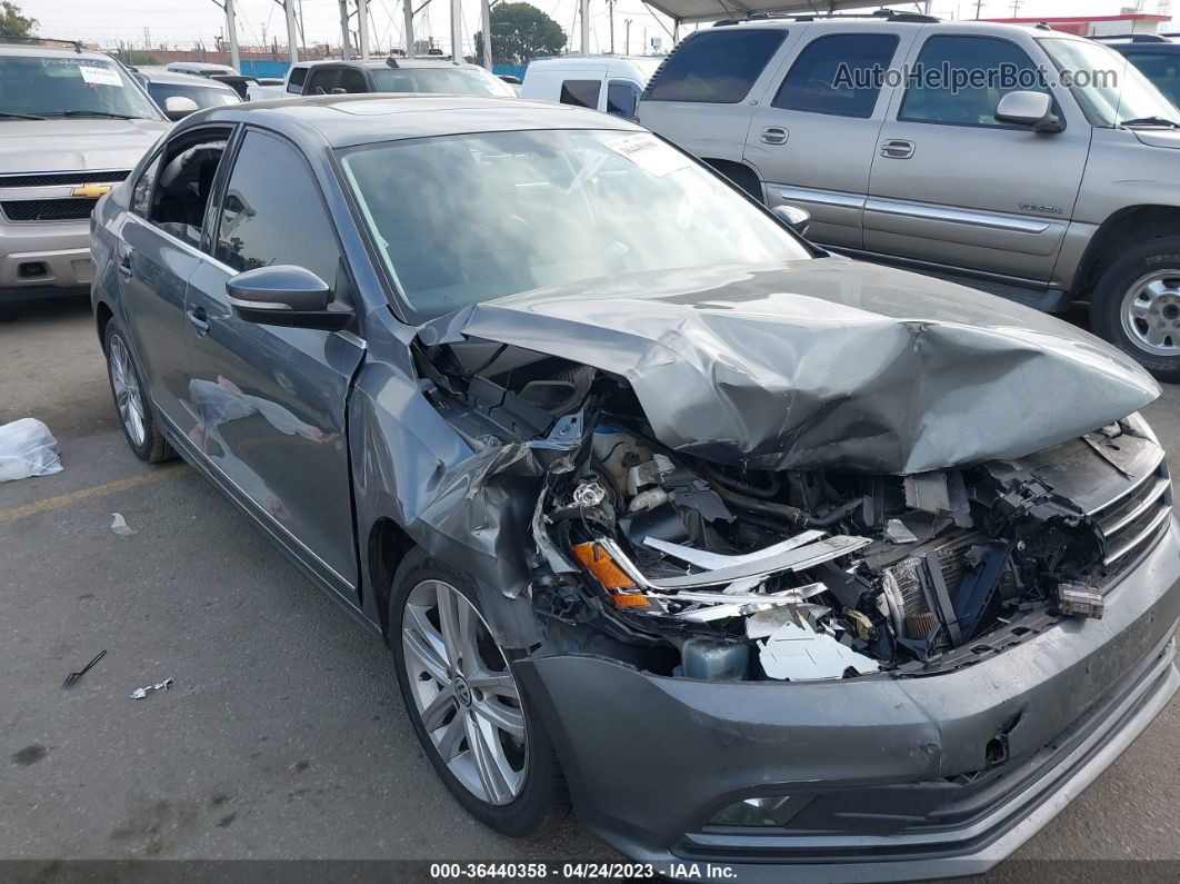 2017 Volkswagen Jetta 1.8t Sel Silver vin: 3VWL17AJ0HM399489