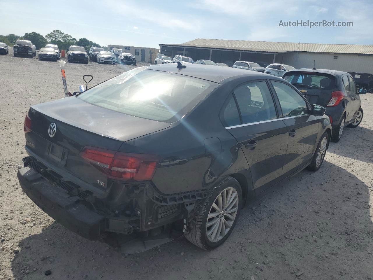 2016 Volkswagen Jetta Sel Black vin: 3VWL17AJ1GM212677