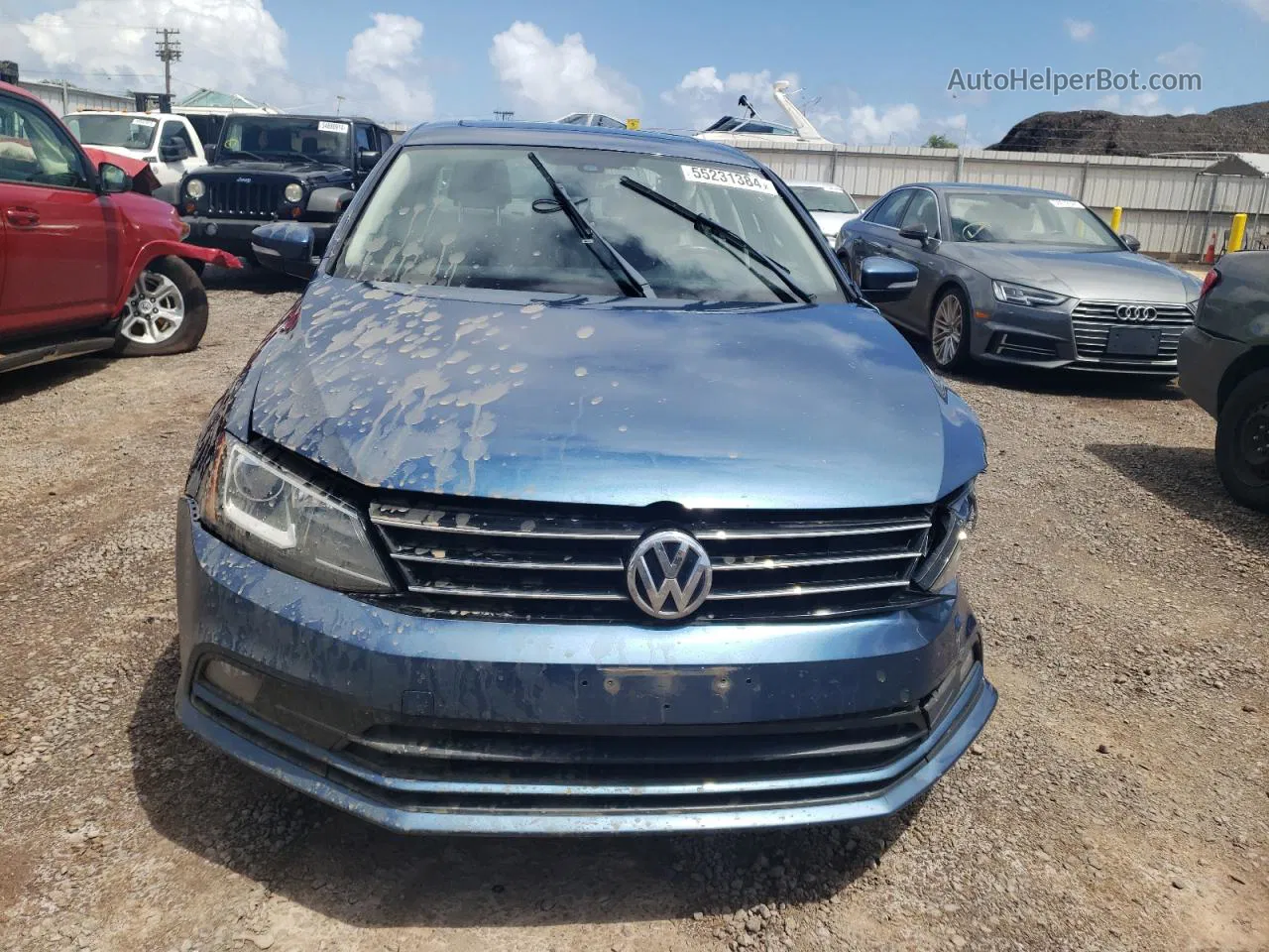 2016 Volkswagen Jetta Sel Blue vin: 3VWL17AJ1GM361929