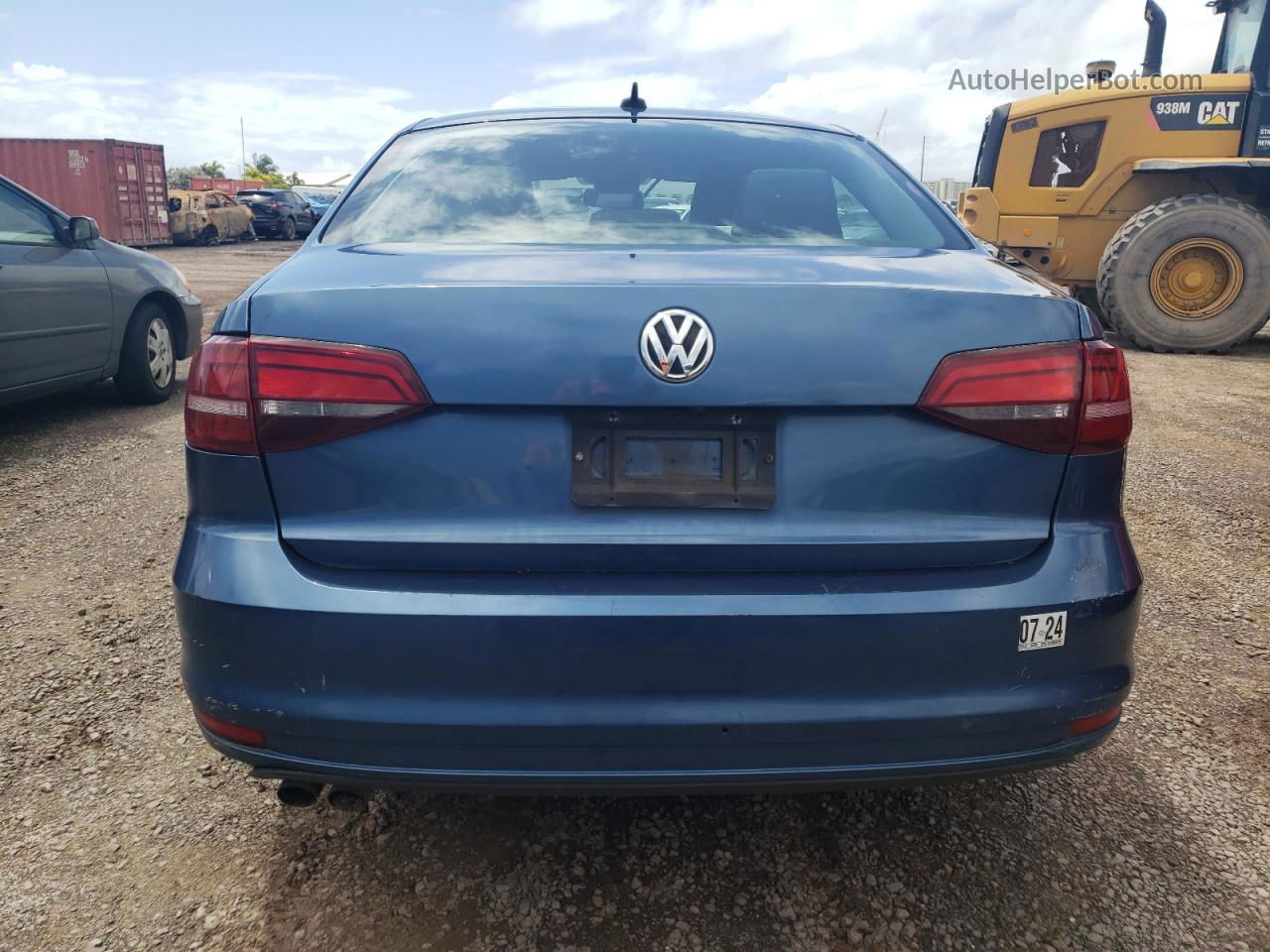 2016 Volkswagen Jetta Sel Blue vin: 3VWL17AJ1GM361929