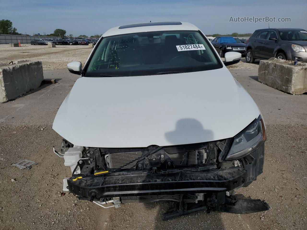 2017 Volkswagen Jetta Sel White vin: 3VWL17AJ1HM237340