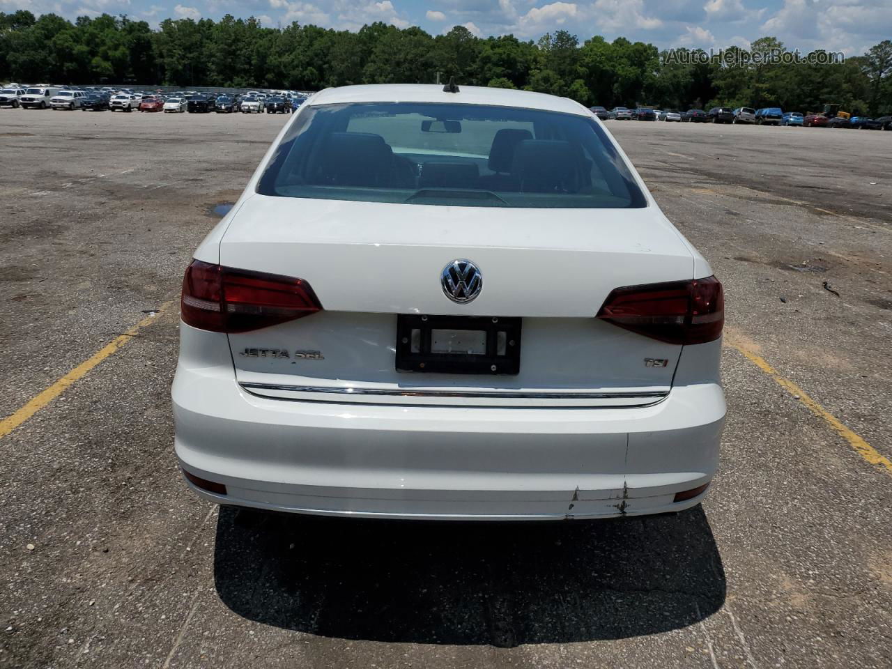 2017 Volkswagen Jetta Sel White vin: 3VWL17AJ1HM297148