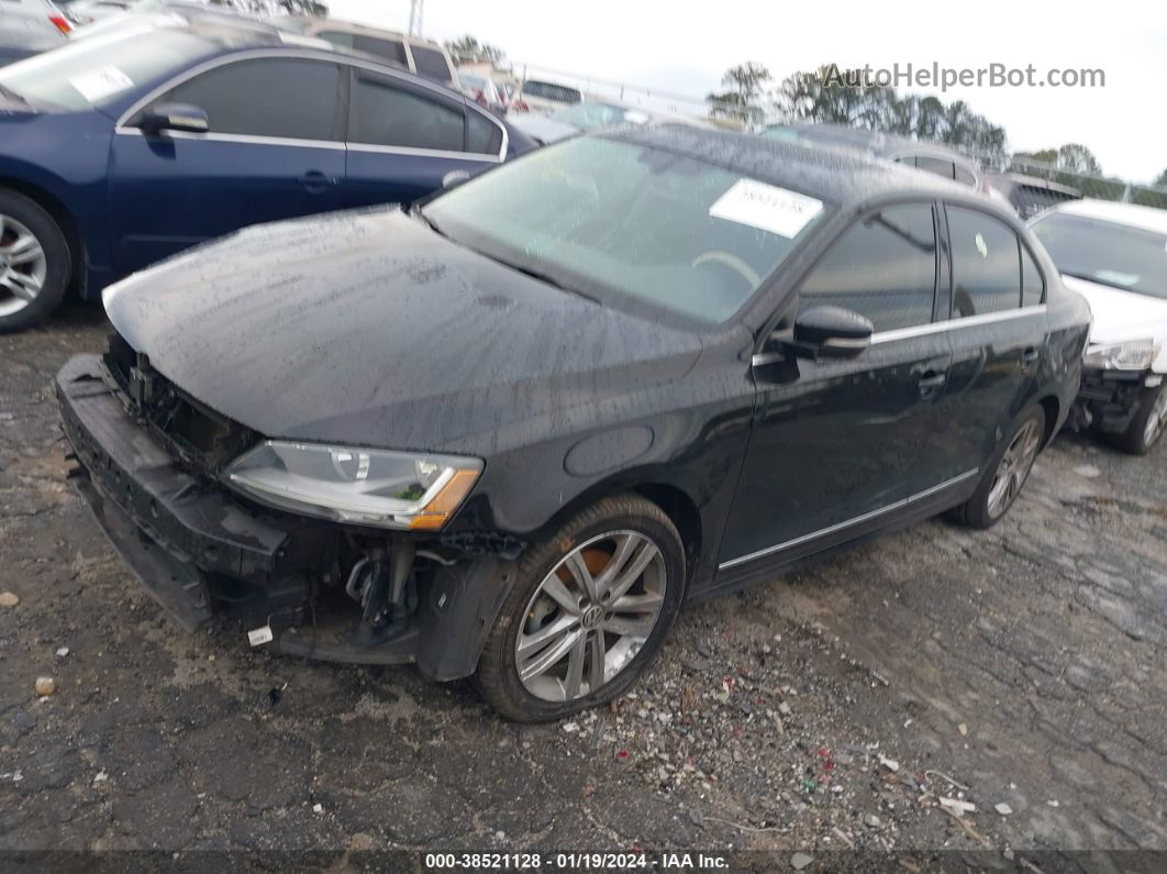 2017 Volkswagen Jetta 1.8t Sel/1.8t Sel Premium Black vin: 3VWL17AJ1HM300632