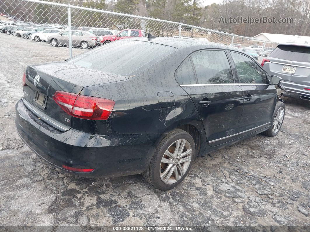 2017 Volkswagen Jetta 1.8t Sel/1.8t Sel Premium Black vin: 3VWL17AJ1HM300632