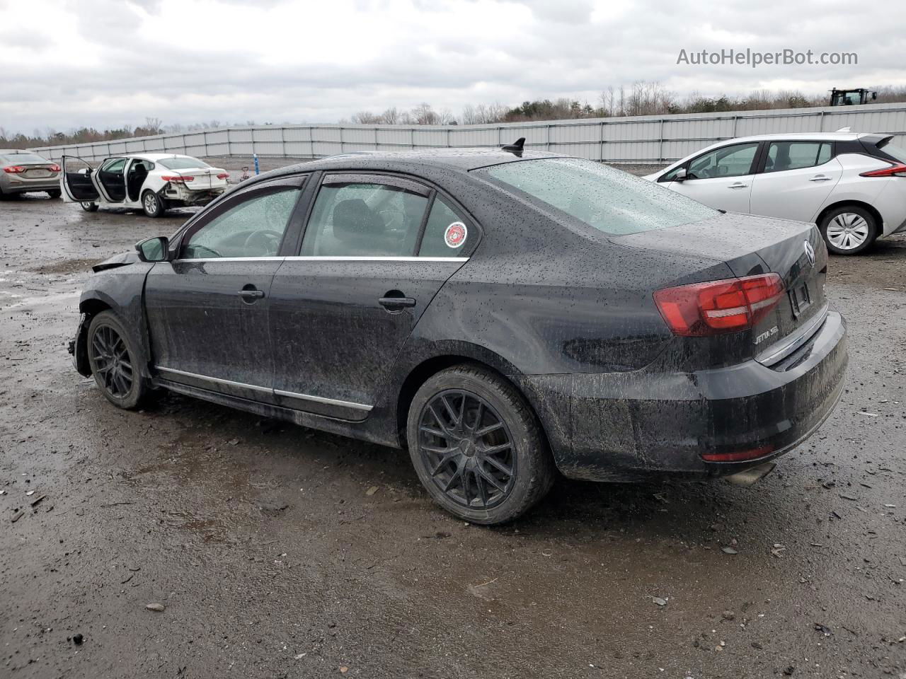 2017 Volkswagen Jetta Sel Black vin: 3VWL17AJ2HM414073