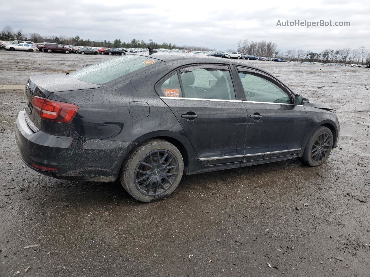 2017 Volkswagen Jetta Sel Black vin: 3VWL17AJ2HM414073