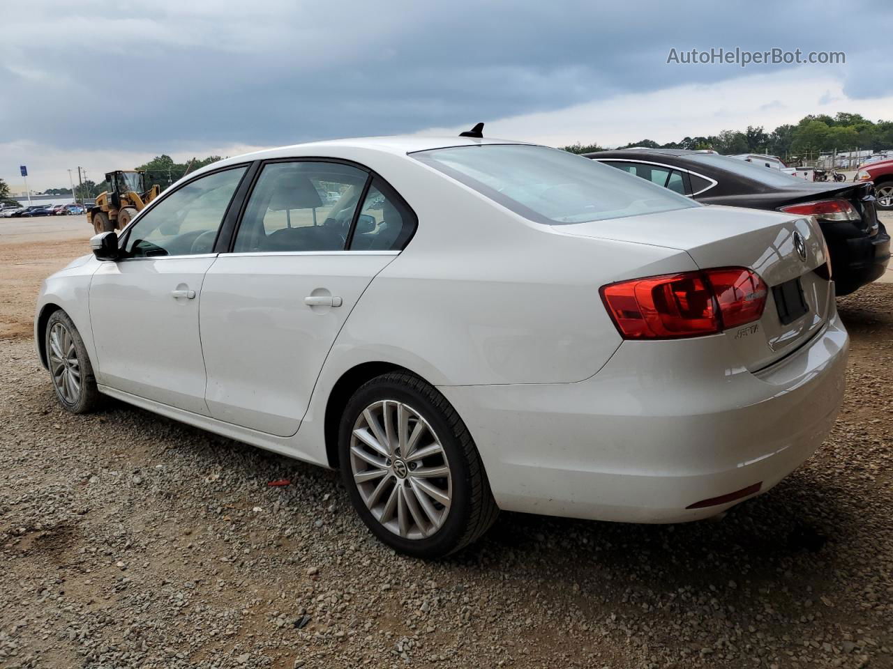 2014 Volkswagen Jetta Sel White vin: 3VWL17AJ3EM373948