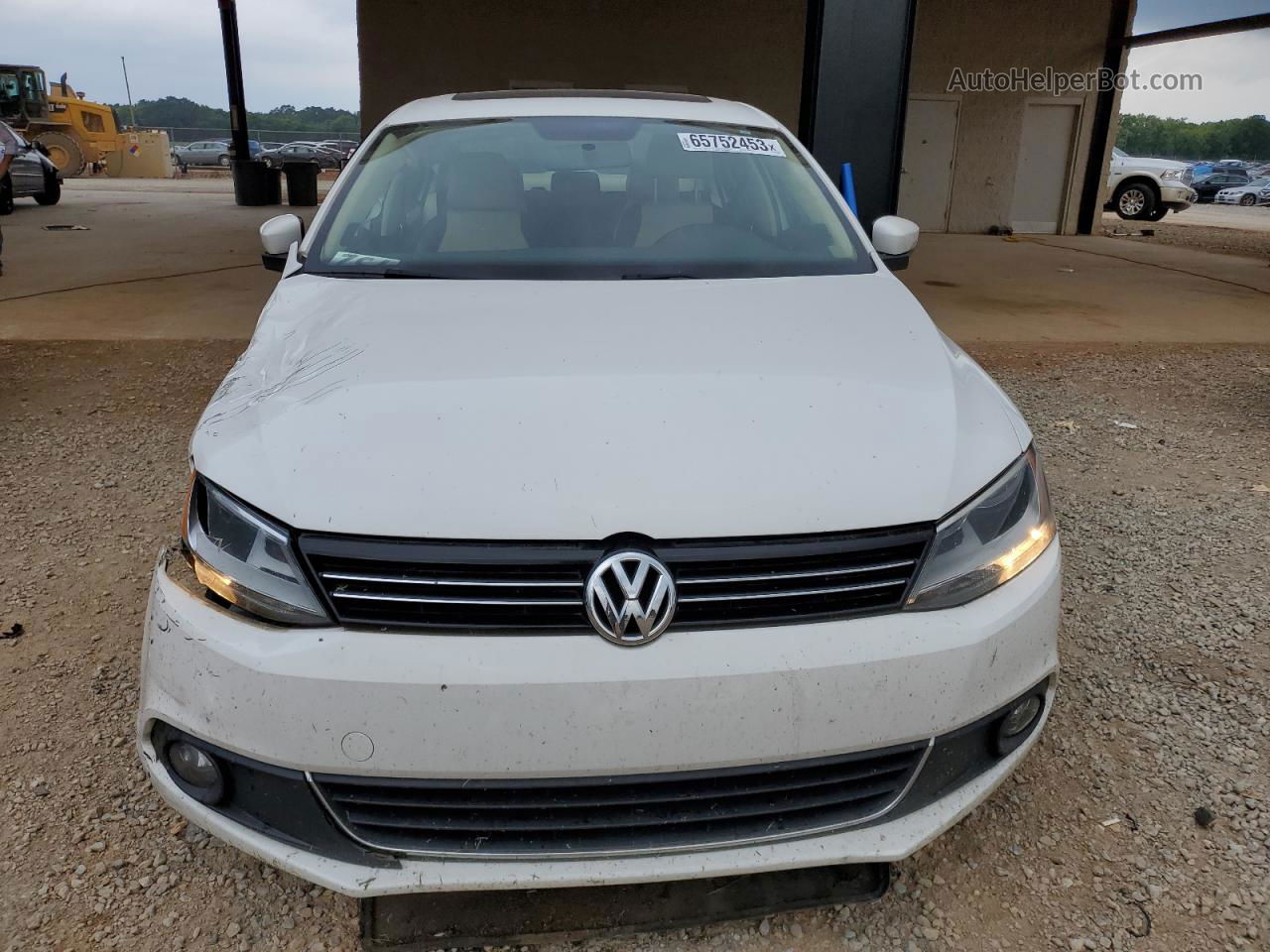 2014 Volkswagen Jetta Sel White vin: 3VWL17AJ3EM373948