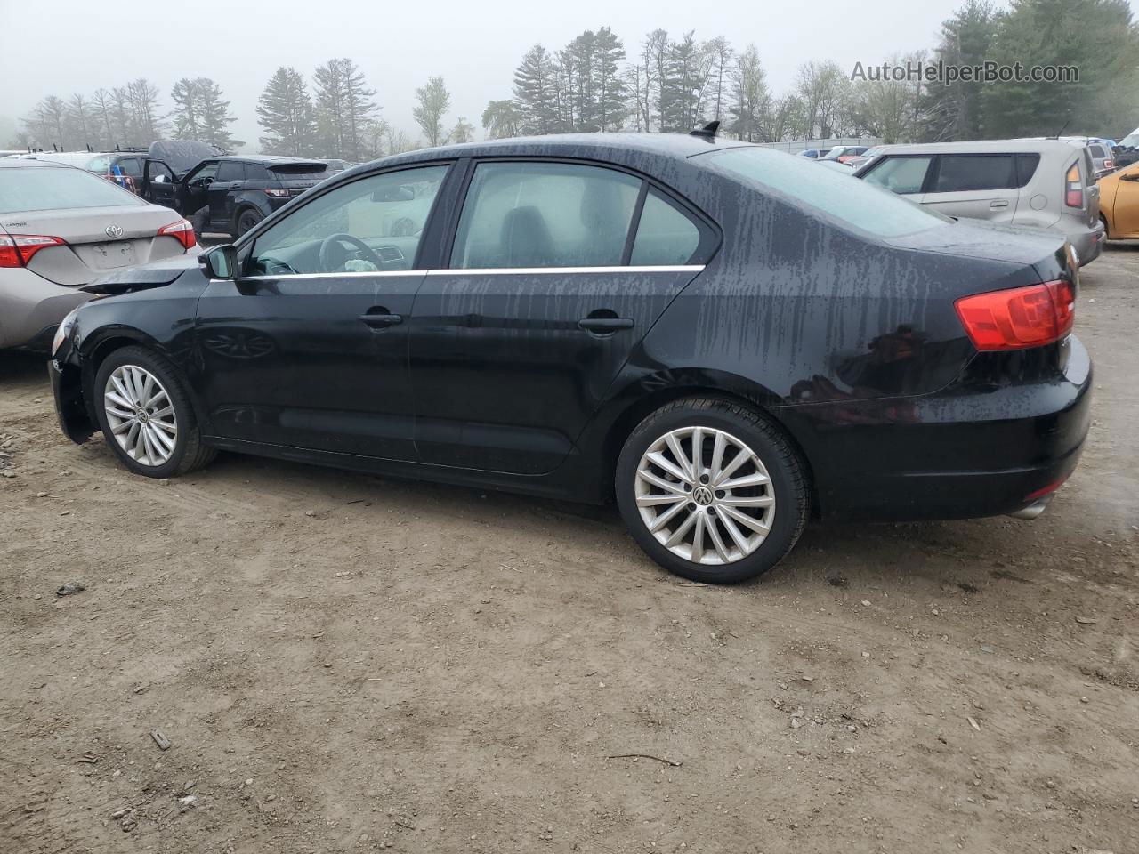 2014 Volkswagen Jetta Sel Black vin: 3VWL17AJ3EM442993