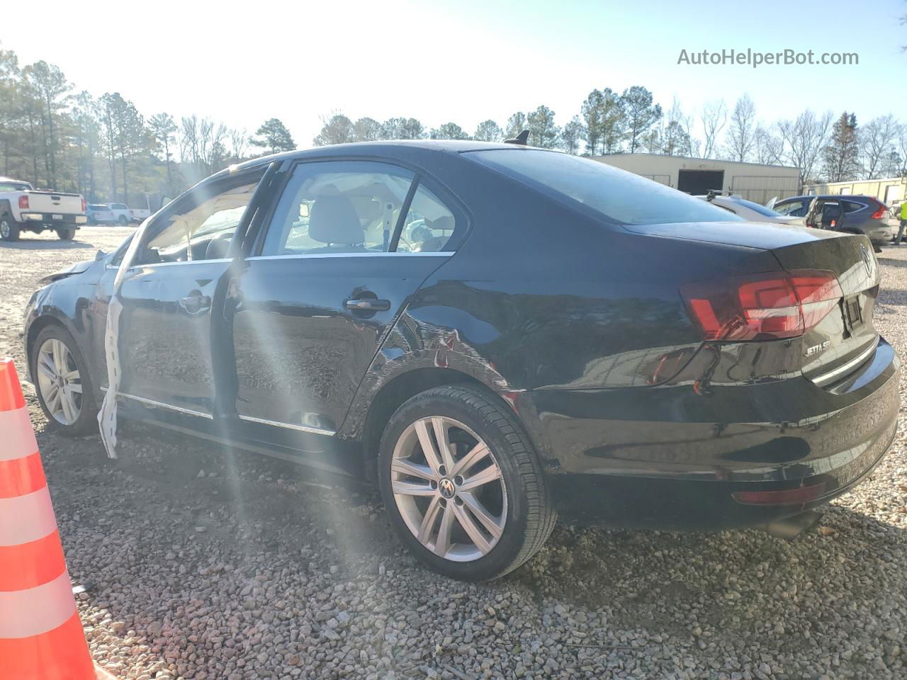 2017 Volkswagen Jetta Sel Black vin: 3VWL17AJ3HM382735