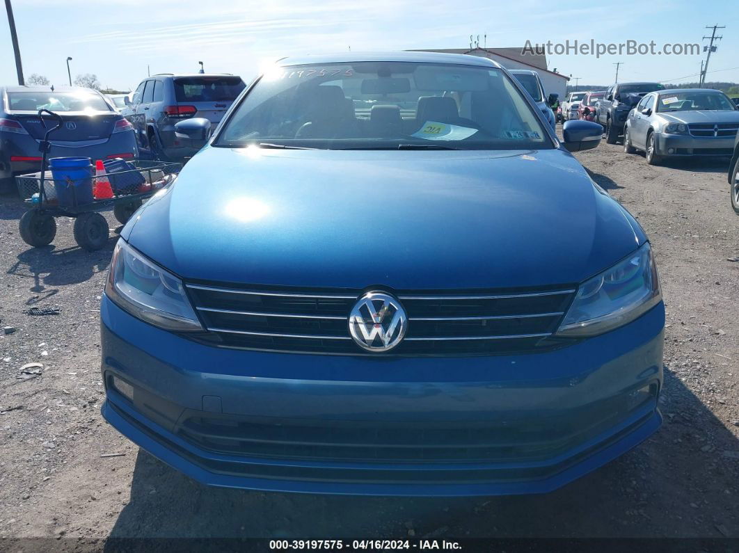 2017 Volkswagen Jetta 1.8t Sel/1.8t Sel Premium Blue vin: 3VWL17AJ3HM382881