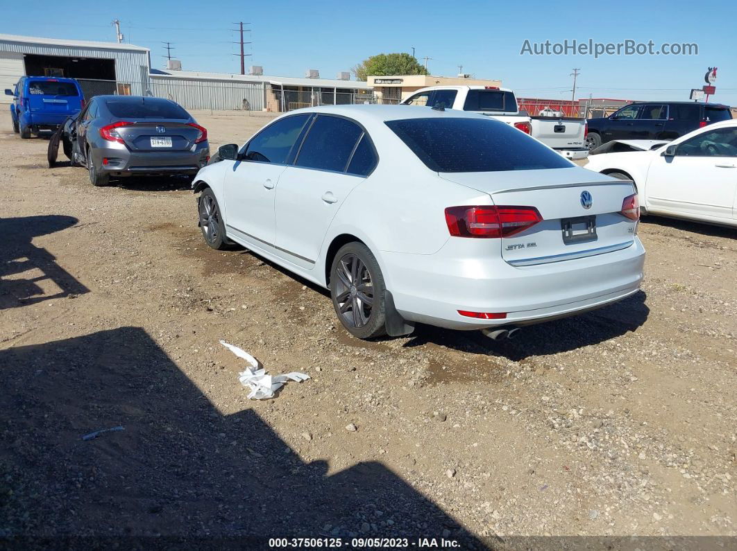 2018 Volkswagen Jetta 1.8t Sel White vin: 3VWL17AJ3JM212476