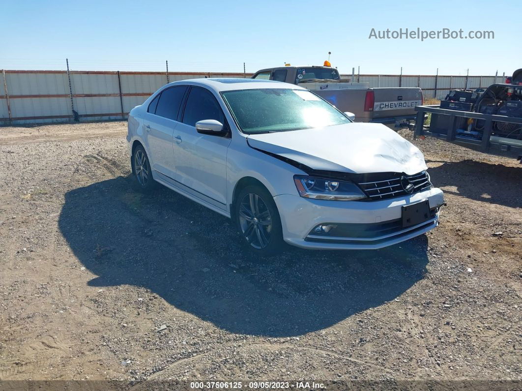 2018 Volkswagen Jetta 1.8t Sel White vin: 3VWL17AJ3JM212476