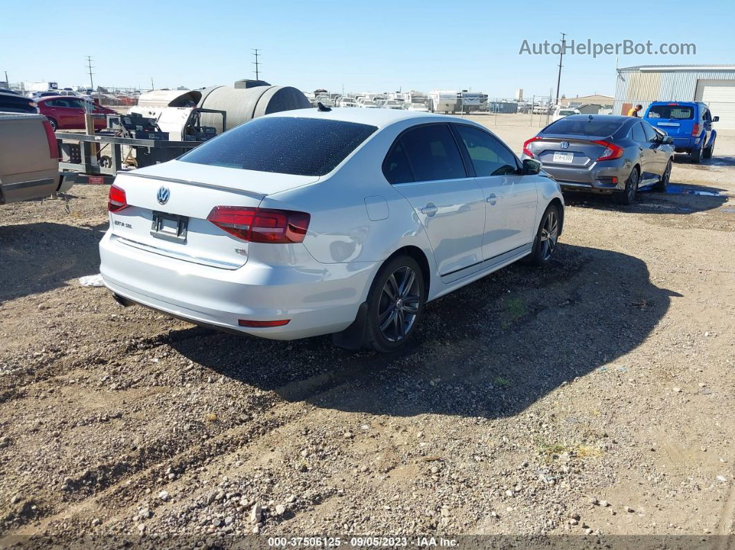 2018 Volkswagen Jetta 1.8t Sel White vin: 3VWL17AJ3JM212476