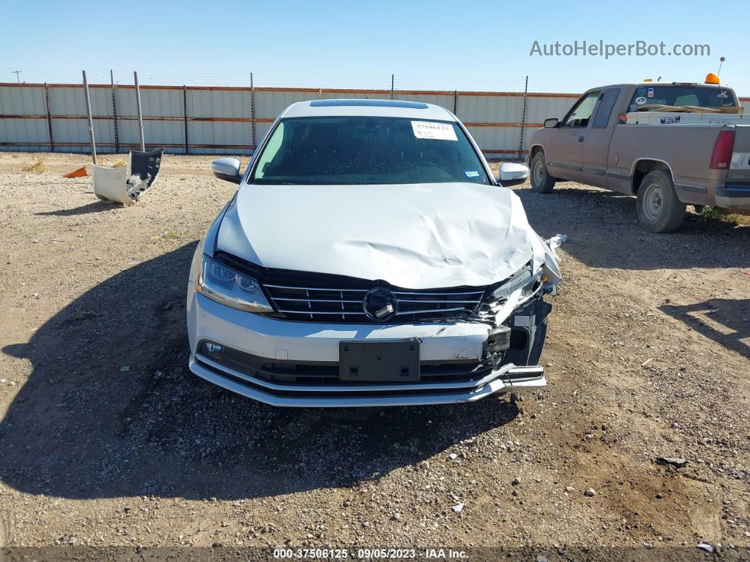 2018 Volkswagen Jetta 1.8t Sel White vin: 3VWL17AJ3JM212476