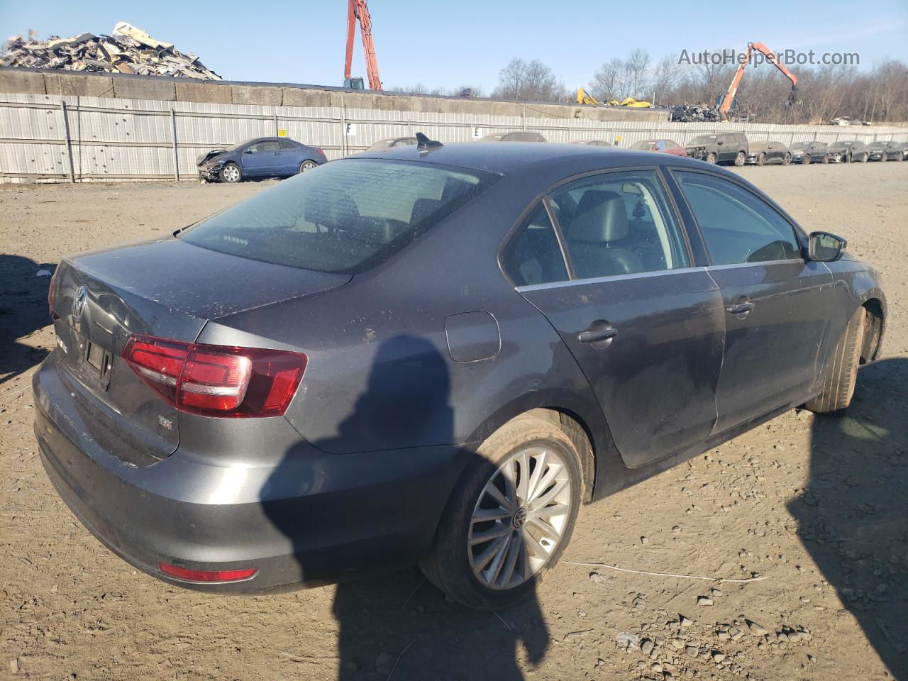 2016 Volkswagen Jetta Sel Серый vin: 3VWL17AJ4GM297594