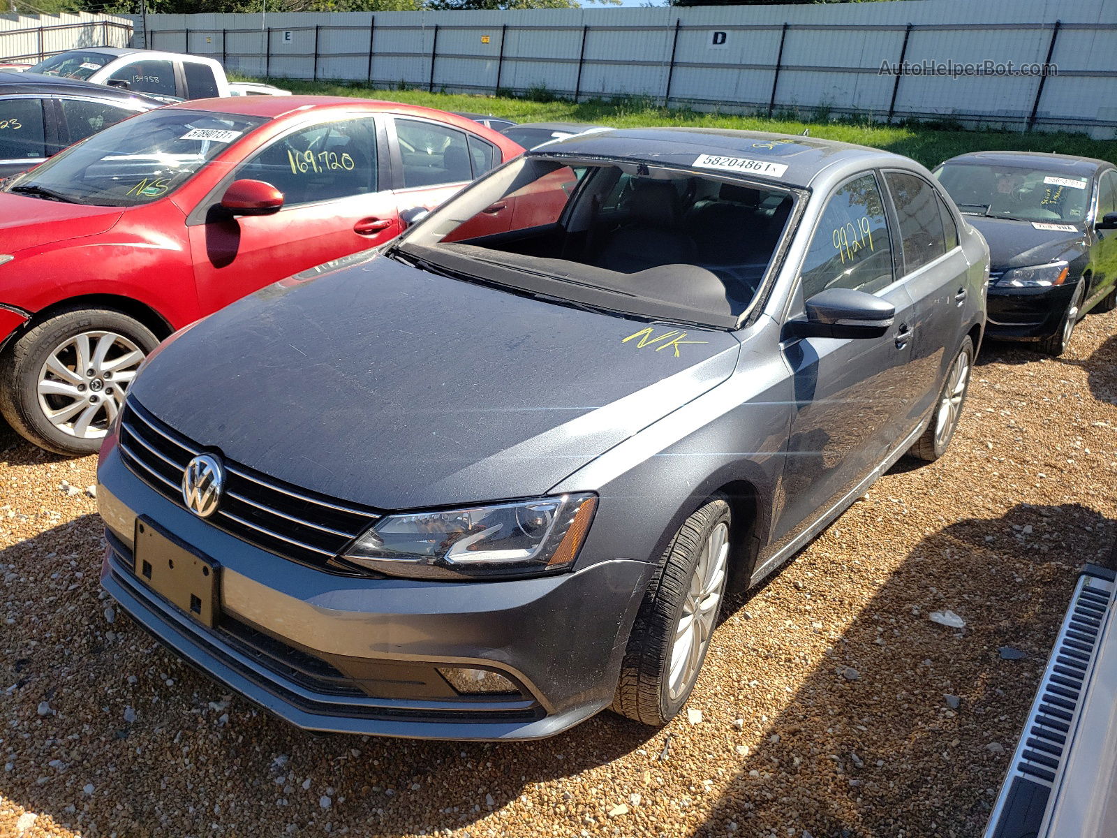 2016 Volkswagen Jetta Sel Gray vin: 3VWL17AJ5GM205618