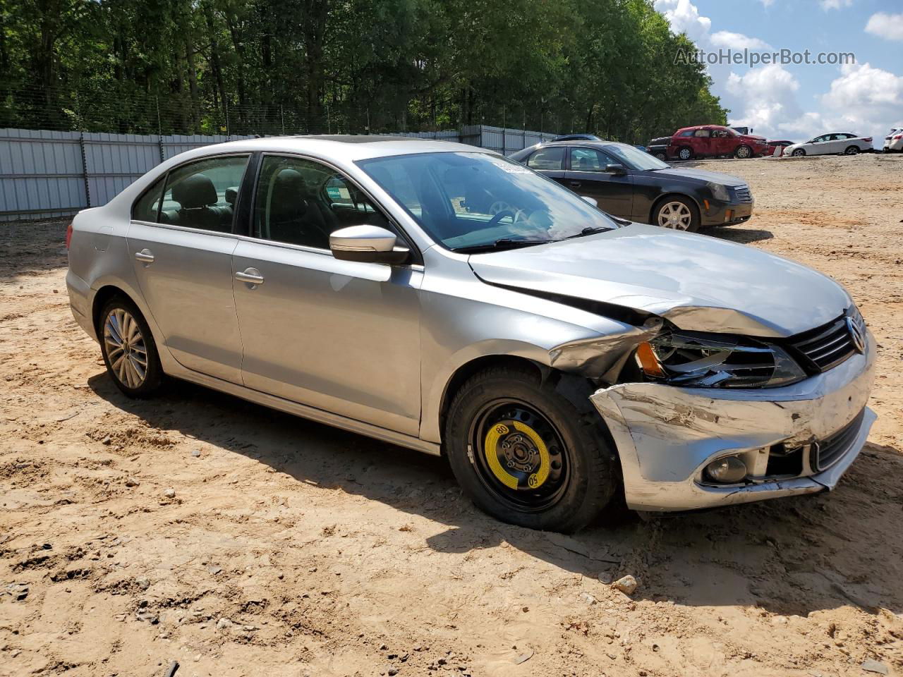 2014 Volkswagen Jetta Sel Silver vin: 3VWL17AJ6EM426691