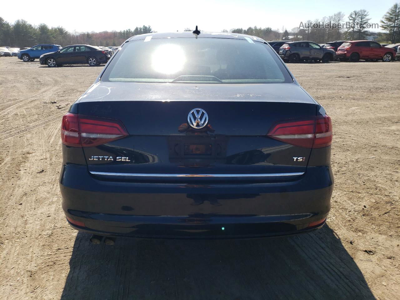 2017 Volkswagen Jetta Sel Black vin: 3VWL17AJ7HM242283