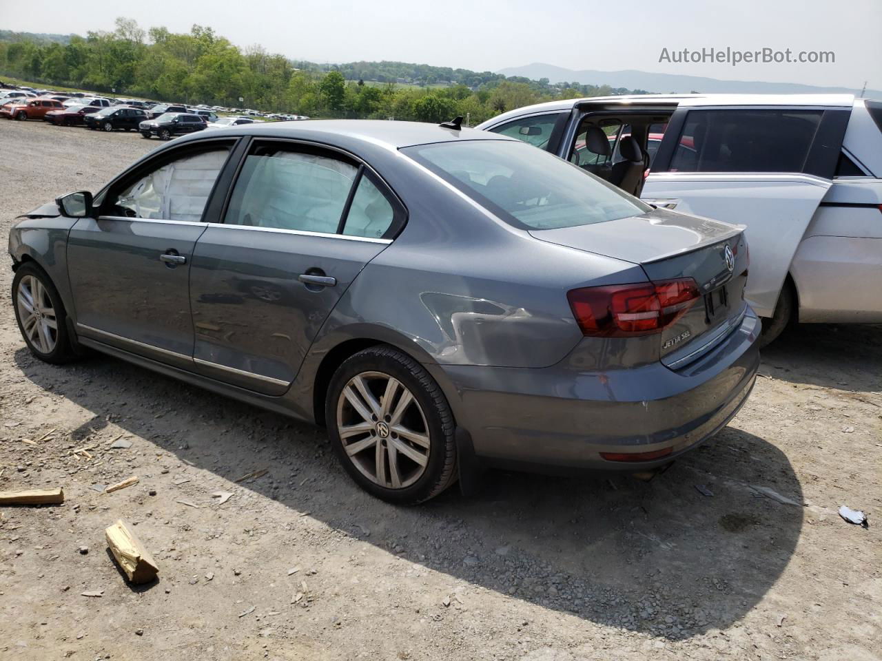 2017 Volkswagen Jetta Sel Gray vin: 3VWL17AJ7HM289636