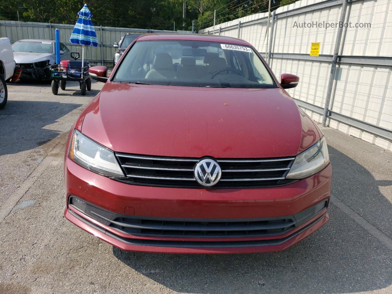 2017 Volkswagen Jetta Sel Maroon vin: 3VWL17AJ7HM333246