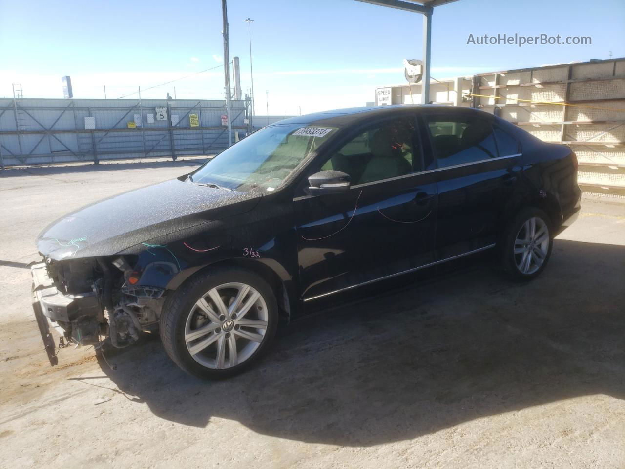 2017 Volkswagen Jetta Sel Black vin: 3VWL17AJ8HM400050