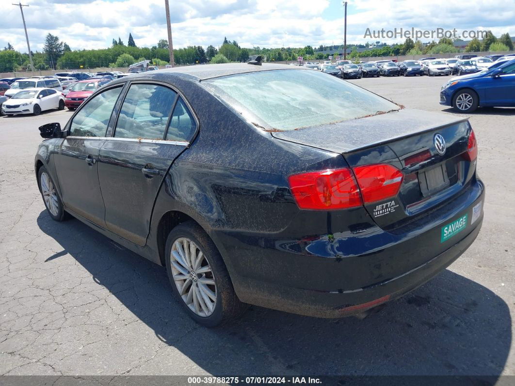 2014 Volkswagen Jetta 1.8t Sel Черный vin: 3VWL17AJ9EM217767