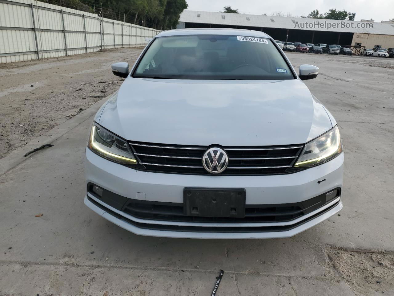 2017 Volkswagen Jetta Sel White vin: 3VWL17AJ9HM363736